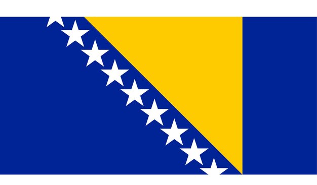 Flaga Bośni i Hercegowiny Flaga narodu
