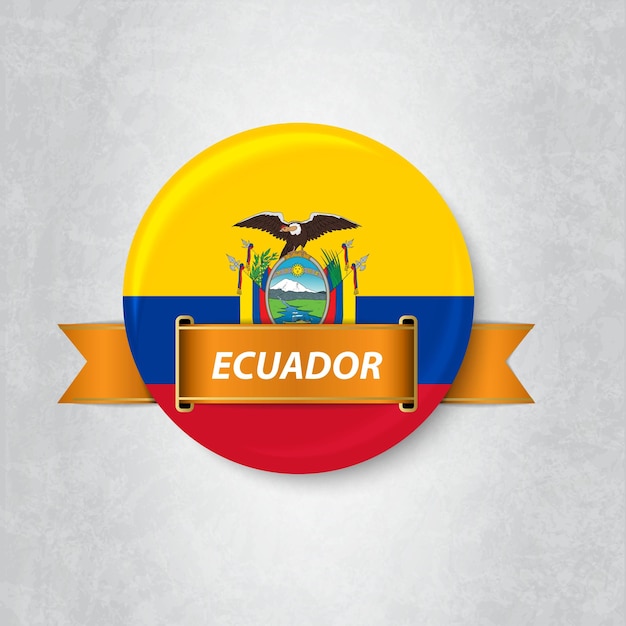 Flaga Ekwadoru W Kręgu