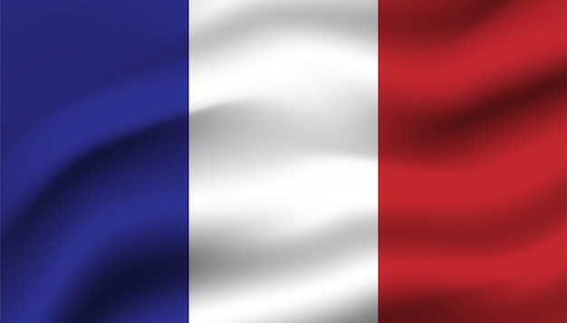 Flaga Francji W Tle.