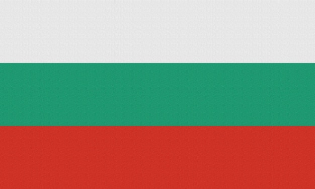 Flaga Kraju Bułgaria Nowa Aktualizacja Ilustracji Wektorowych