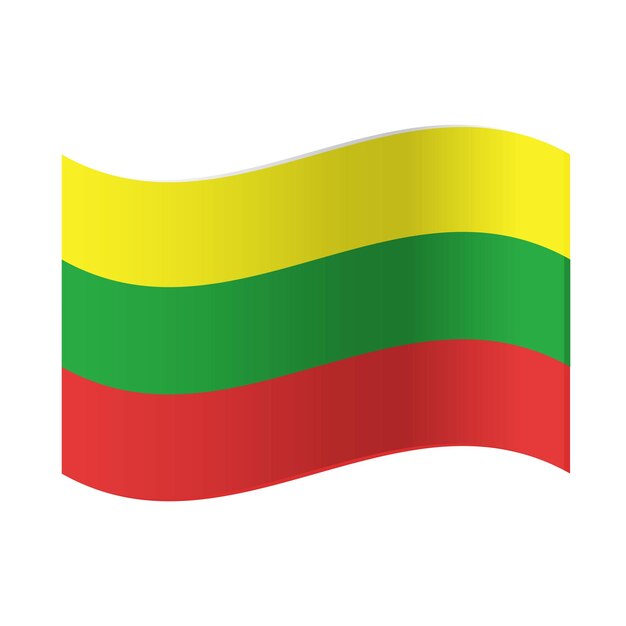 Plik wektorowy flaga litwy