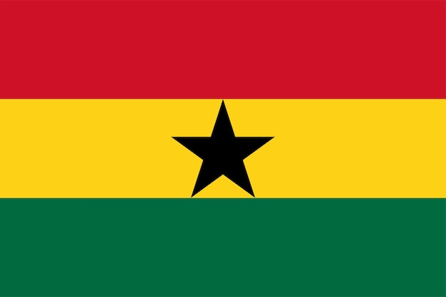Flaga Narodowa świata Ghana