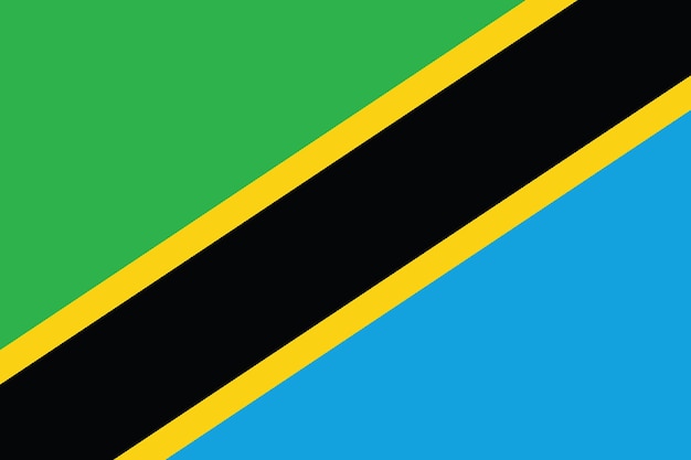Flaga narodu flagowego Tanzanii