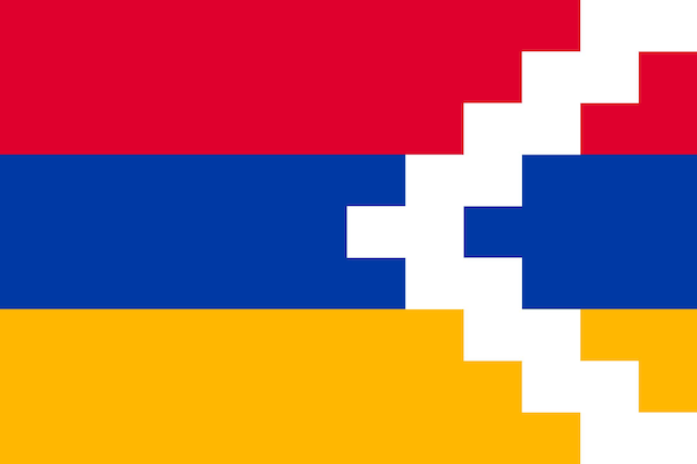 Plik wektorowy flaga państwa górski karabach