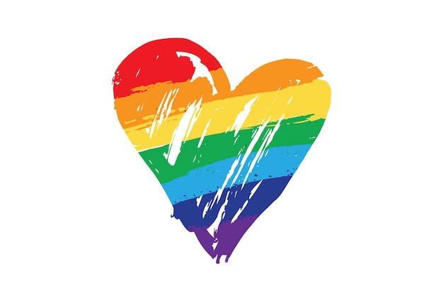 Flaga Pride Rainbow Lgbt Lesbijska Koncepcja Lgbt Ilustracja Wektorowa