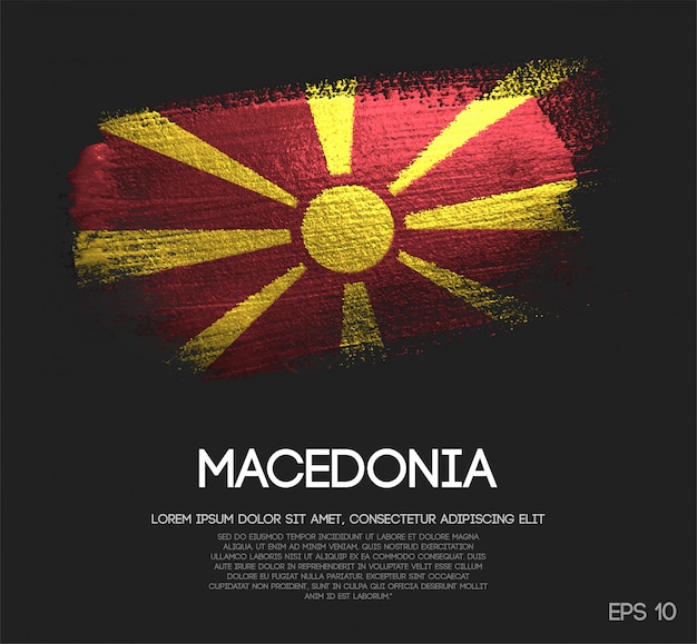 Plik wektorowy flaga republiki macedonii