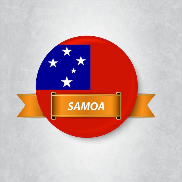 Flaga Samoa W Kręgu