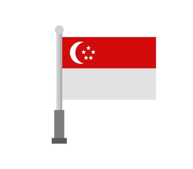 Flaga Singapuru