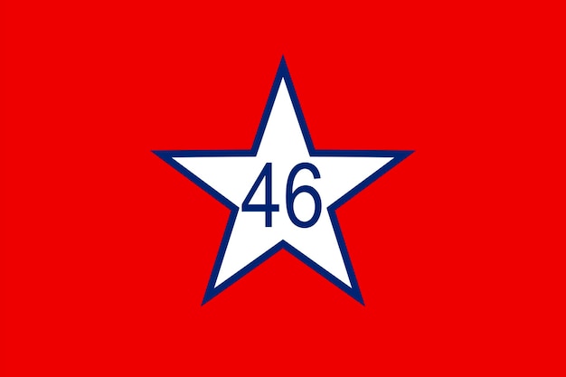 Flaga stanu Oklahoma w Stanach Zjednoczonych ilustracji wektorowych