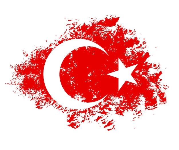 Plik wektorowy flaga turcji