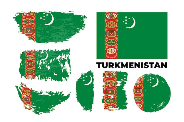 Flaga Turkmenistanu Oficjalne Kolory I Proporcje Poprawnie