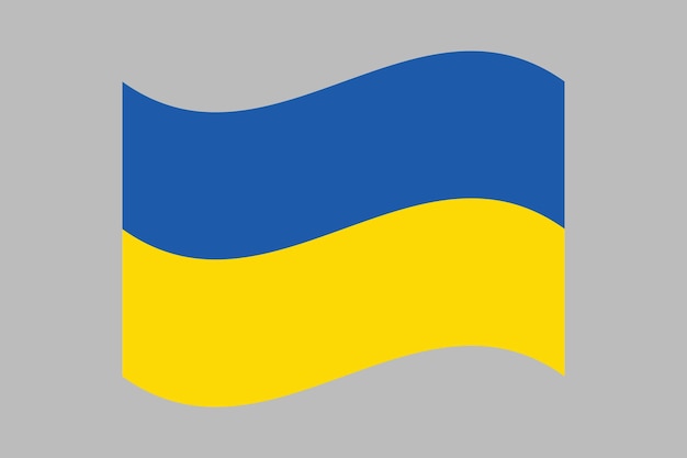 Flaga Ukrainy Flaga Ukraina wektor ukraiński flaga symbol kolor oryginału