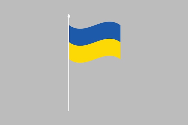 Flaga Ukrainy Flaga Ukraina wektor ukraiński flaga symbol kolor oryginału