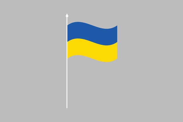 Flaga Ukrainy Flaga Ukraina wektor ukraiński flaga symbol kolor oryginału
