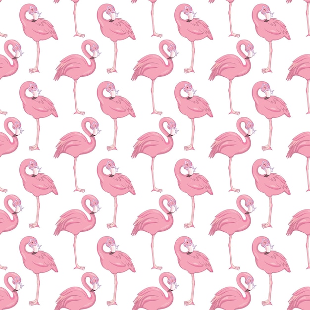 Flamingo Wzór.