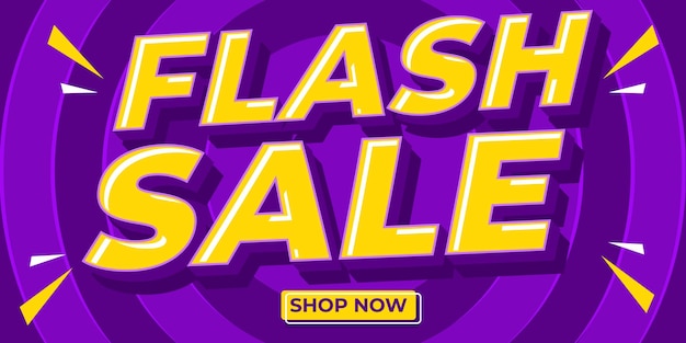 Plik wektorowy flash sale shopping plakat lub baner projekt szablonu banera flash sales dla mediów społecznościowych i strony internetowej