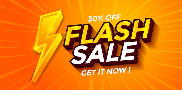 flash sprzedaż transparent zniżki z oświetleniem wektorowym