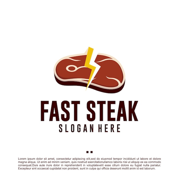 Flash Stek, Szybki, Szablon Projektu Logo