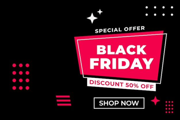 flat black friday Instagram post collection Instagram post black friday sale banner w mediach społecznościowych