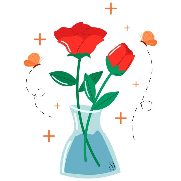 Flower Sticker_rose