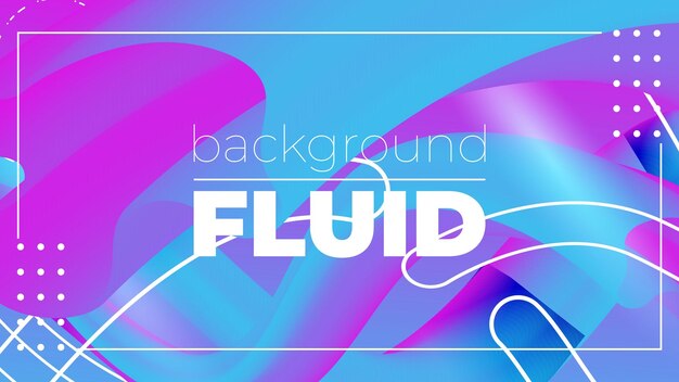 Fluid Abstract Gradient Background for Social Media