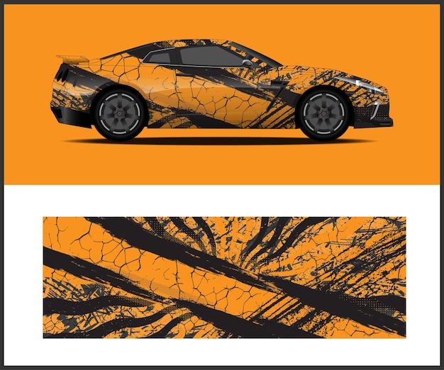 Folia samochodowa z napisem camaro