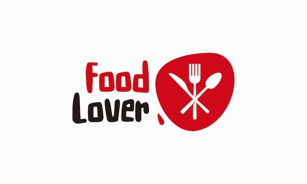 Food Lover Logo Projektuje Wektor Koncepcyjny, Ikona Symbolu Logo Restauracji