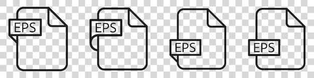 Plik wektorowy format pliku eps typ dokumentu kolorowa ikona