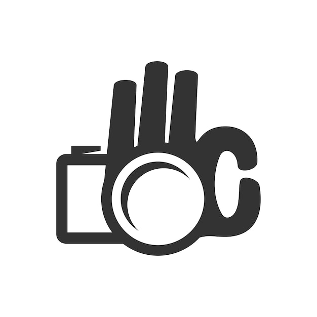 Fotografia Logo Szablon Ikona Ilustracja Tożsamość Markiizolowana I Płaska Ilustracja Grafika Wektorowa