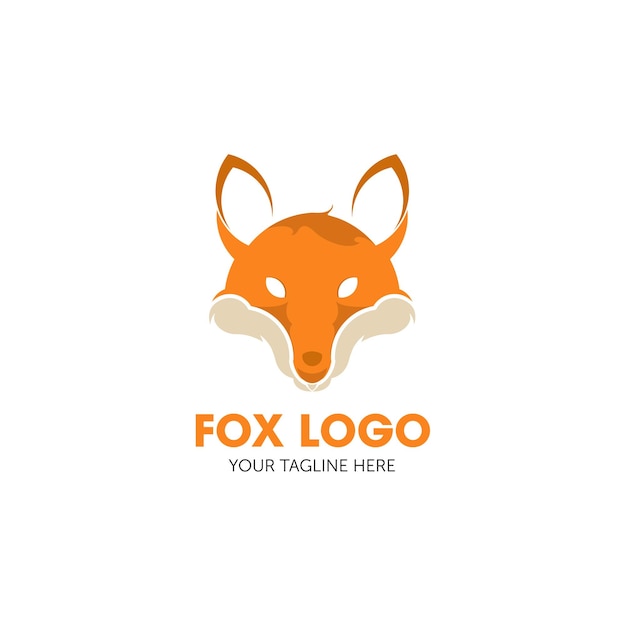 Fox Abstrakcja Logo Wektor Szablon Projektu