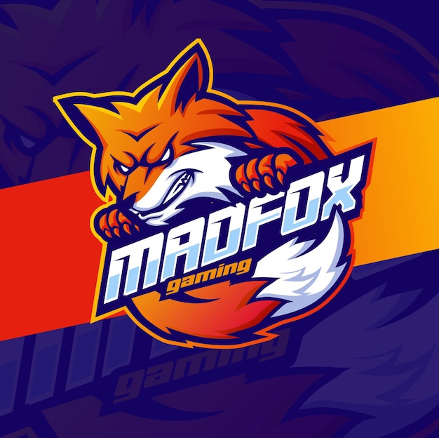 Fox Maskotka Do Logo Gier I Sportu