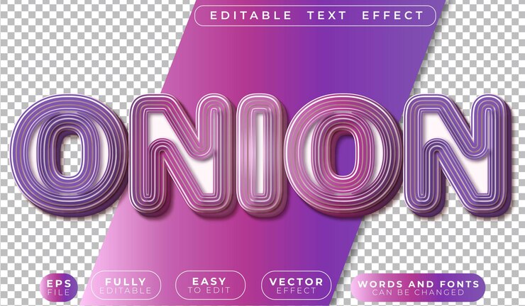Wektor fresh onion vegetable cooking flavor kitchen editable vector text file