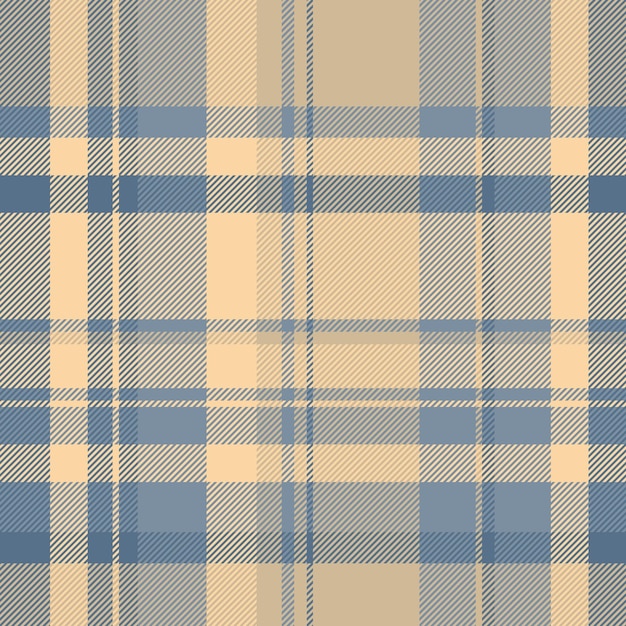 Funky tkanina plaid wektor zimowy bezszwowy tekstyl czek Hippie wzór tartan tekstura tło w kolorze pomarańczowym i pastelowym