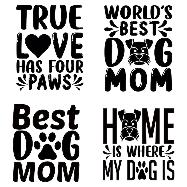 Funny Dog Svg Cytaty Typografia Design