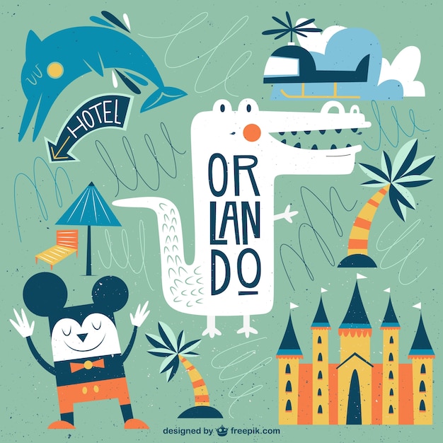 Funny Orlando Ilustracja