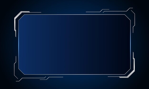 Futuristic HUD Interface Display