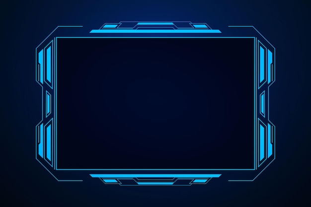 Futuristic HUD Interface Display