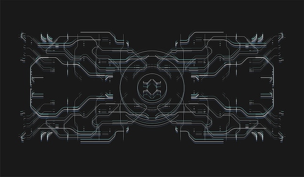 Futurystyczny element interfejsu użytkownika