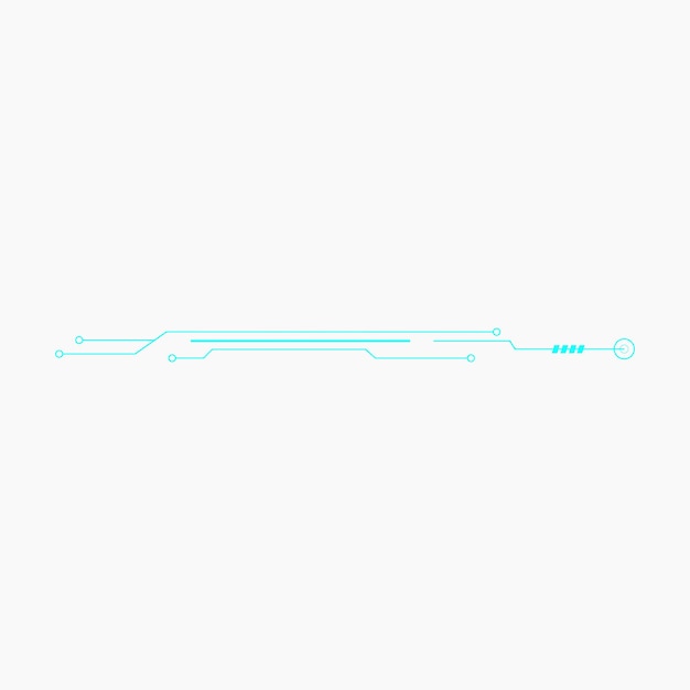 Futurystyczny element linii technologicznej