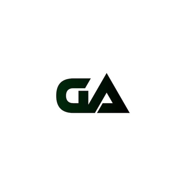 Plik wektorowy ga monogram logob