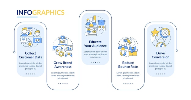 Gamifikacja Szablonu Infografiki Prostokąta Profesjonalistów Marketingu Cyfrowego