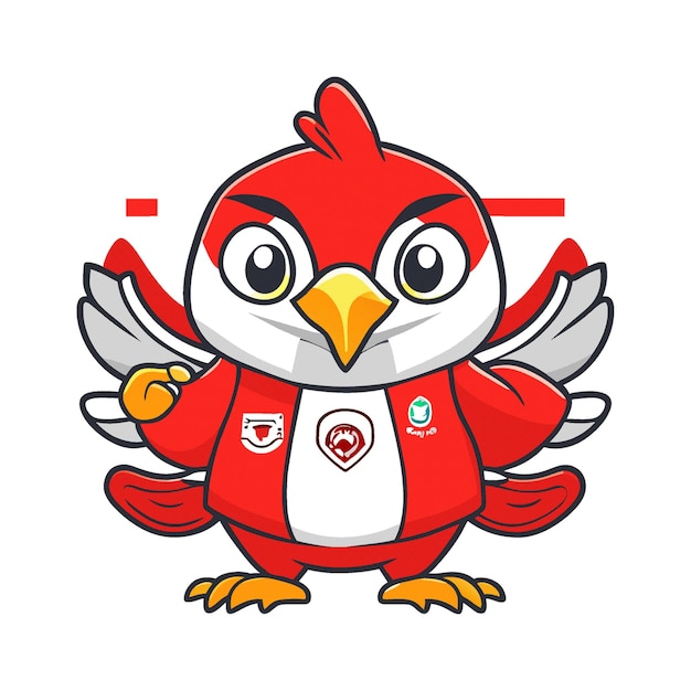 Plik wektorowy garuda postać ptaka clipart grafika 0127