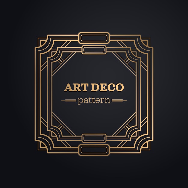 Gatsby art deco tła