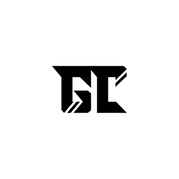 GC monogram logo projekt litery tekst nazwa symbol monochromatyczny logotyp alfabet znak prosty logo