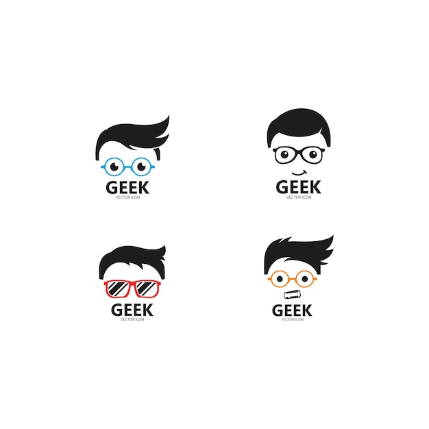 Geek Logo Wektor Logo