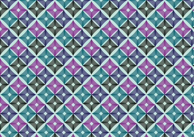 Geometric Diamond Tile Repeat Pattern
