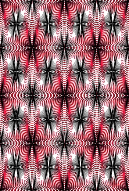 Geometryczne kolorowe paski nakładki bezszwowe wzór, jasne tło wektor. Symetryczny ornament graficzny.