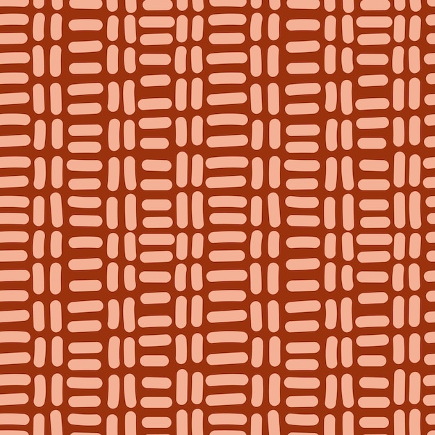 Geometryczne linie kreskówek bezszwowe wzór Ręcznie rysowana linia przerywana niekończąca się tapeta