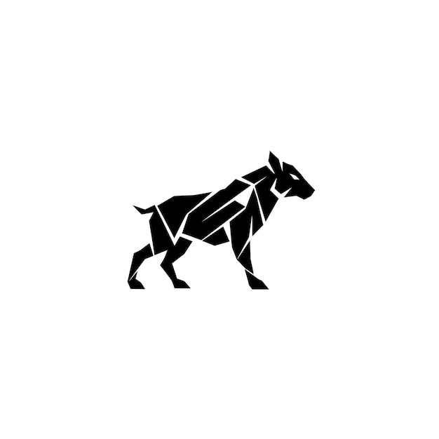 Geometryczne logo Bull Terriera