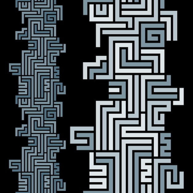 Geometryczne monochromatyczne linie wektorowe abstrakcyjne tło z elementami pionowymi, bezszwowy projekt wektorowy.